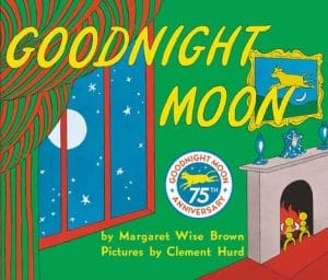 The cover of a best Bedtime Story, Goodnight Moon by Margaret Wise Brown