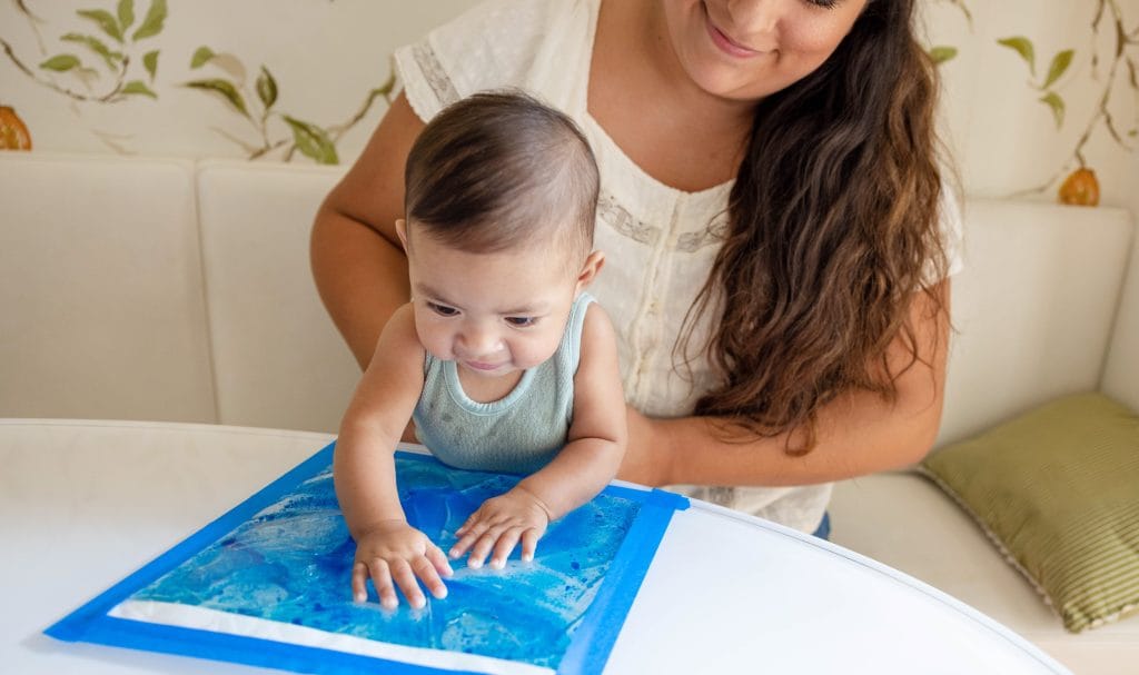 The cover of the sensory bag game