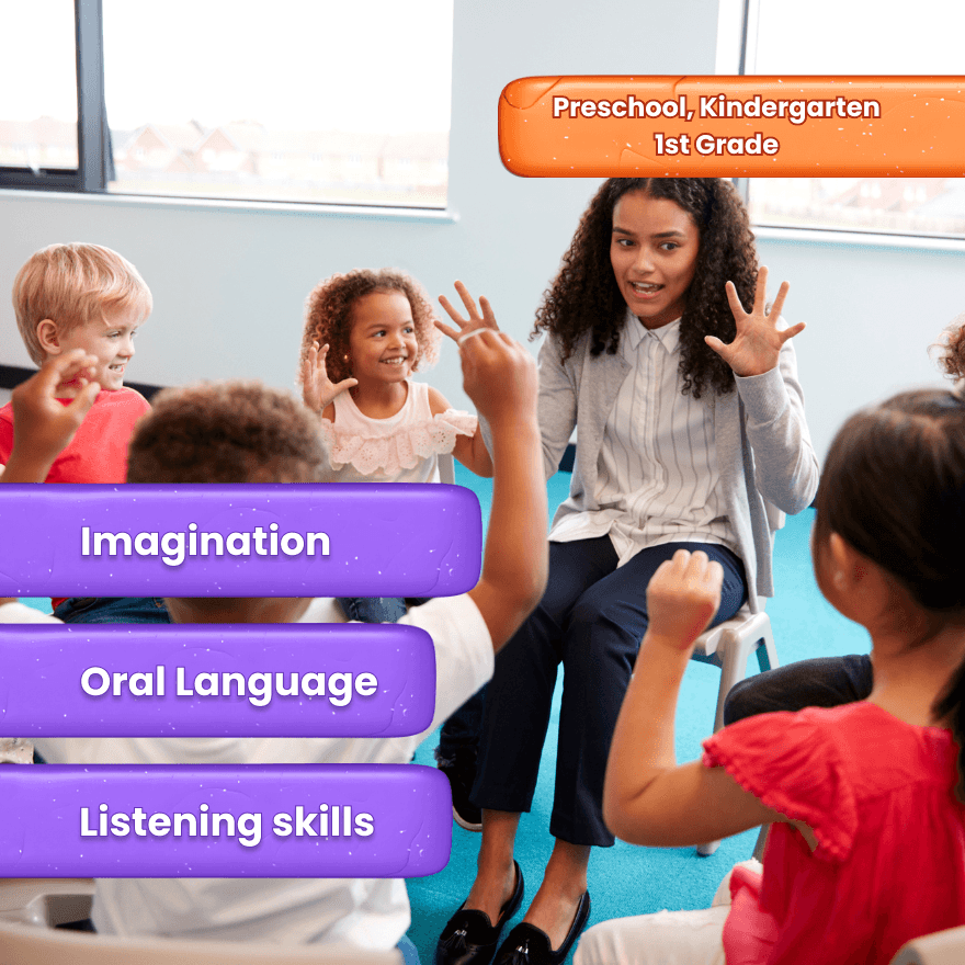 The cover of Storytelling Circle