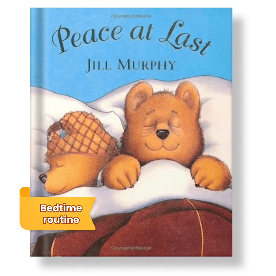 The cover of Peace at last