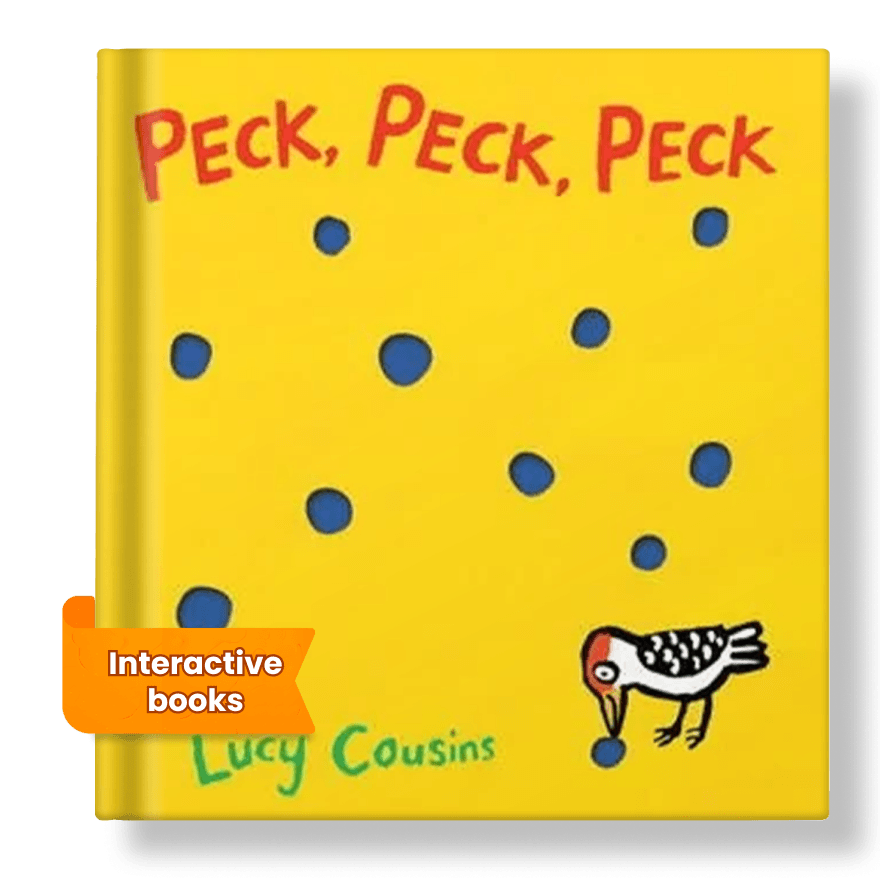 The cover of Peck Peck Peck