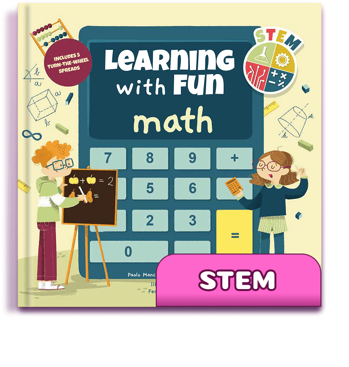 the cover of Learning-With-Fun-Math-STEM-Kapak