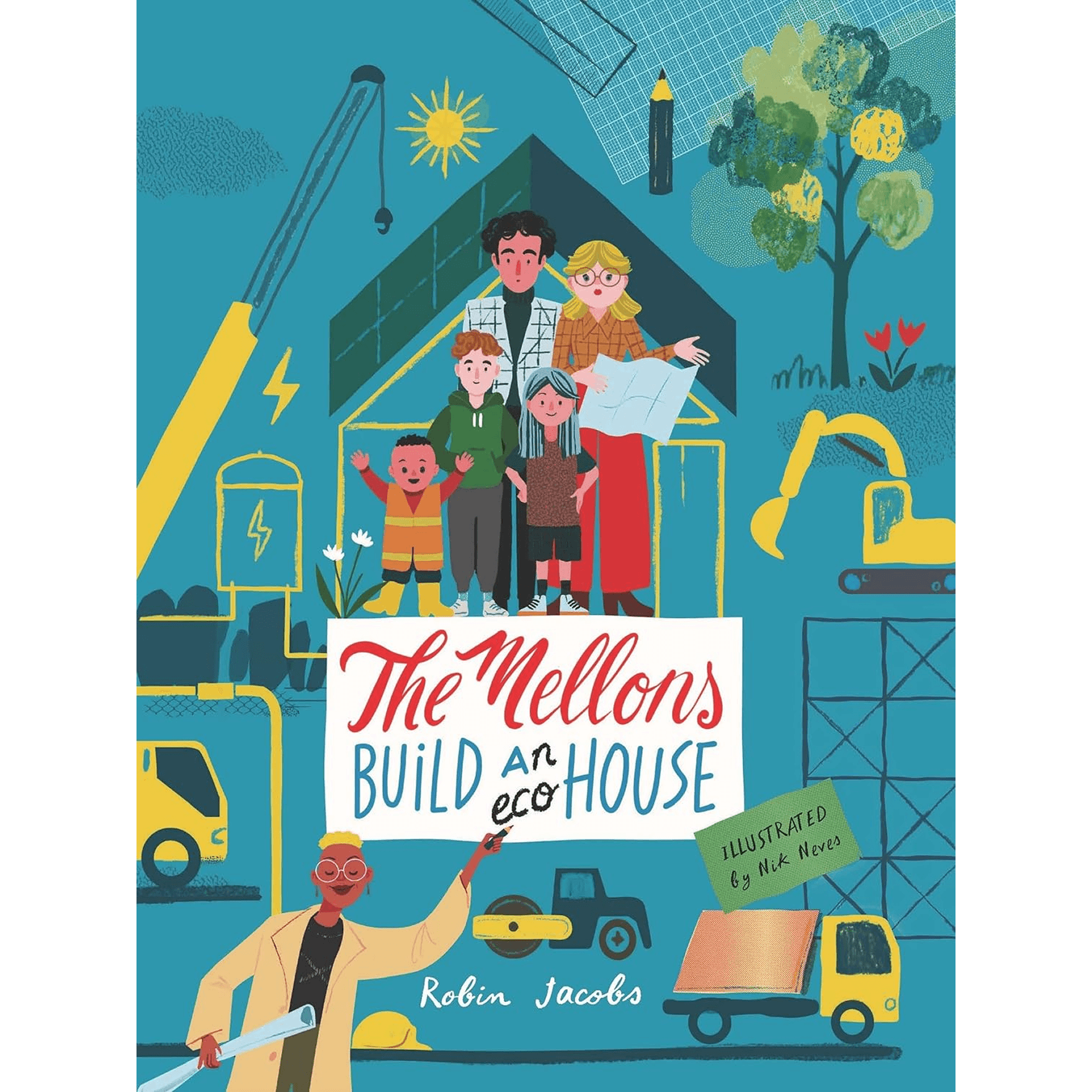 The-Mellons-Build-a-House | Magic Pags the cover of The Mellons Build a House