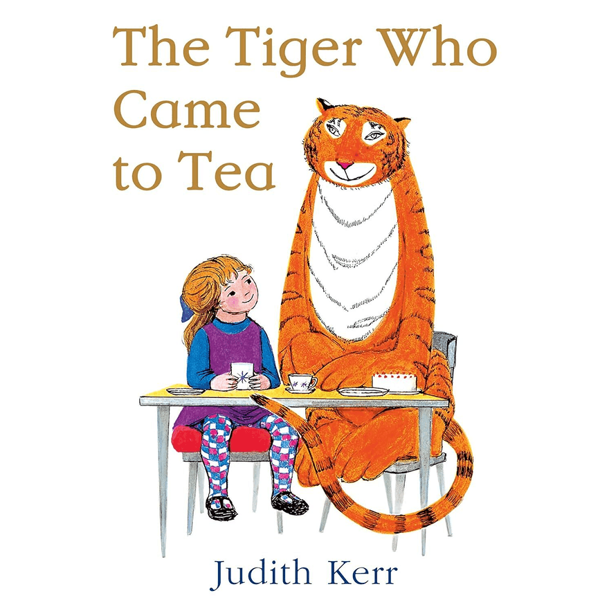 The cover of The Tiger Who Came to Tea