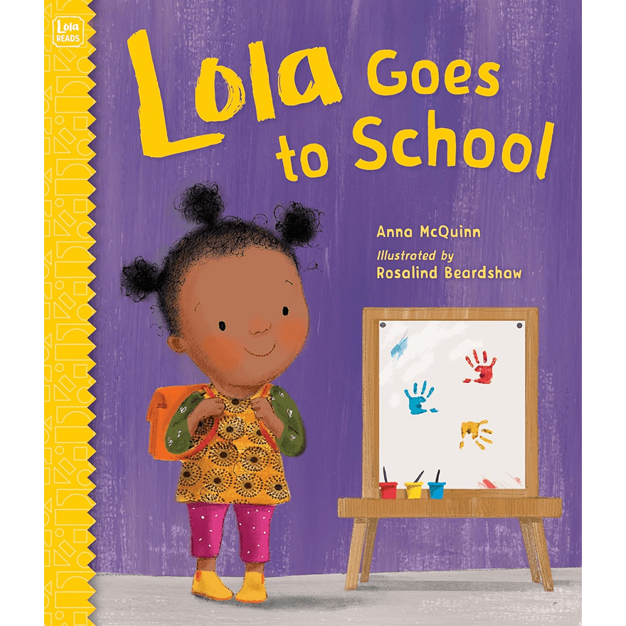 The cover of Lola Goes to School